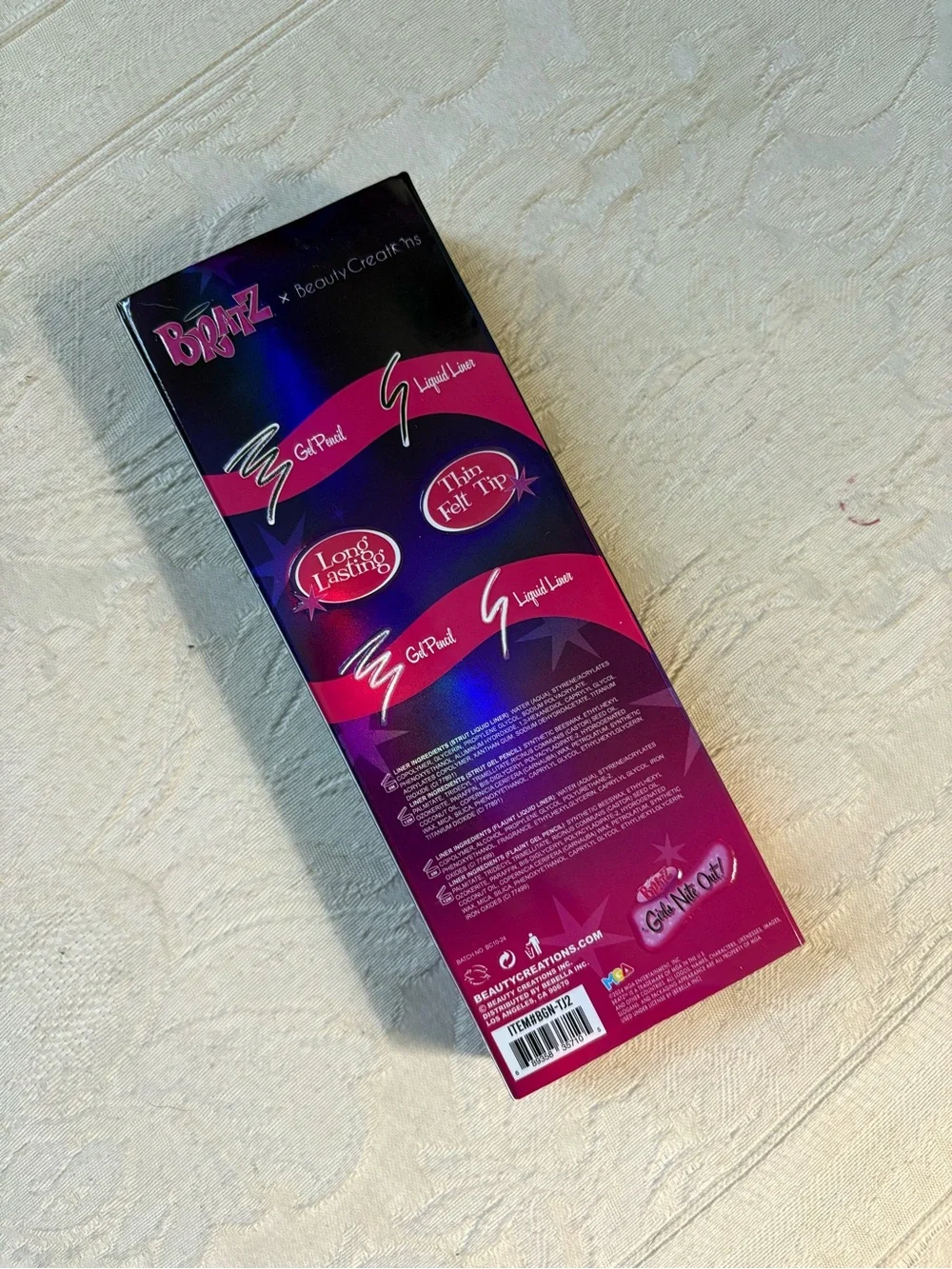 Bratz x Beauty Creations Nightlife Eyeliner Duo Set Black & White BNIB